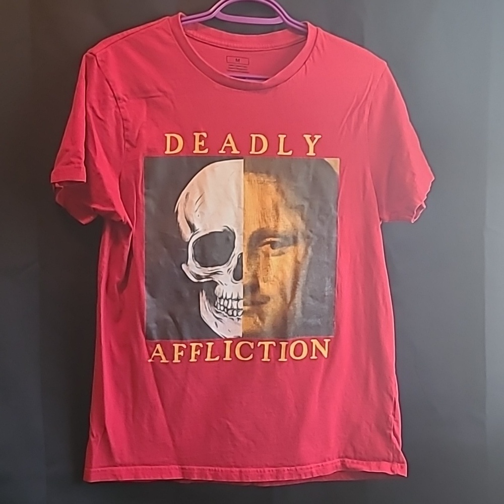 DEADLY AFFLICTION TSHIRT SIZE M